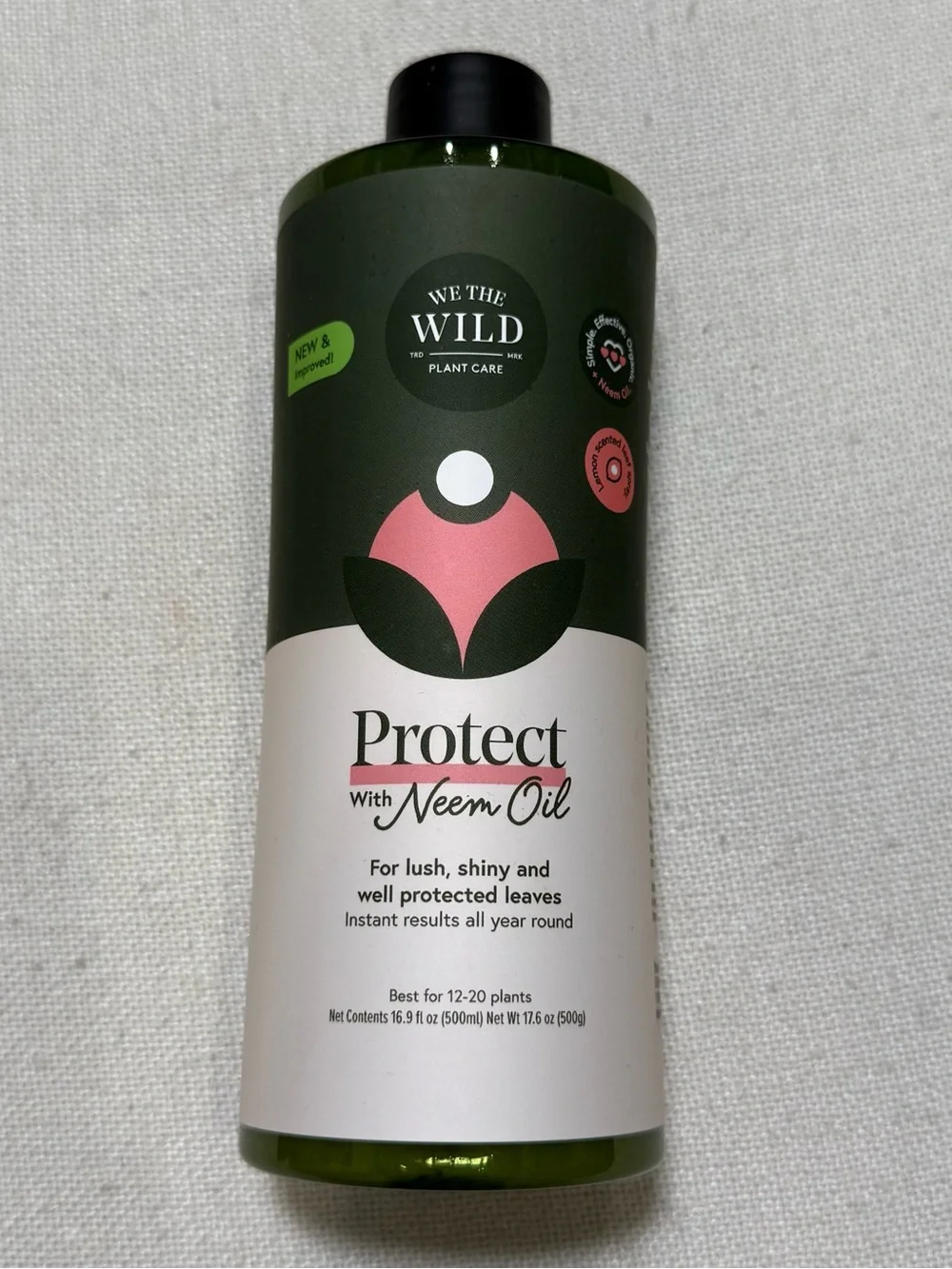 We the Wild Protect with Neem Oil Plant Care Gardening Spray Bundle of 2